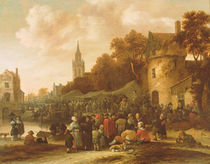 The Village Fair, 17th century von Salomon Rombouts