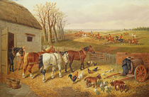 A Busy Farmyard by John Frederick Herring