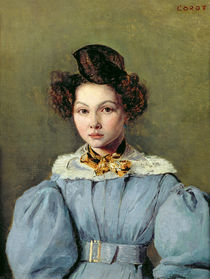 Marie Louise Sennegon, 1831 by Jean Baptiste Camille Corot