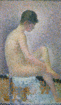 Model in Profile, 1886 von Georges Pierre Seurat