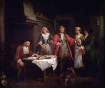 The Marriage Contract von Jan Josef the Elder Horemans