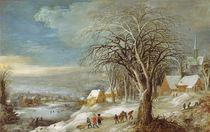 Winter Landscape by Joos or Josse de, The Younger Momper