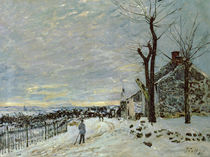 Snow at Veneux-Nadon, c.1880 von Alfred Sisley