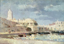 The Harbour at Algiers, 1876 von Albert-Charles Lebourg