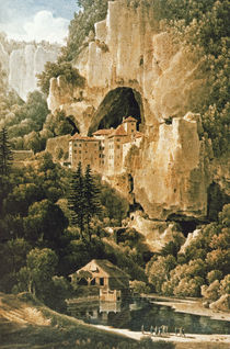 Chateau of Luegg or Predjama von Louis Francois Cassas
