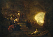 The Resurrection of Lazarus by Jacob Willemsz de Wet or Wett