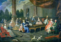A Family Concert at Chateau Renescure by French School