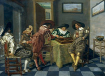 The Game of Backgammon by Dirck Hals