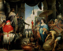 Solomon and the Queen of Sheba von Erasmus Quellinus