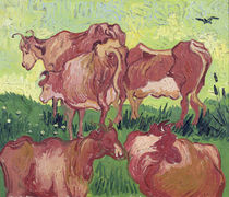 Cows, 1890 by Vincent Van Gogh
