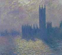 The Houses of Parliament, Stormy Sky by Claude Monet