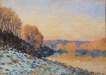 Port-Marly, White Frost, 1872 by Alfred Sisley