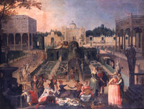 A Feast in the park of the Duke of Mantua von Sebastian Vrancx