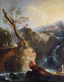 The Waterfall, 1773 von Claude Joseph Vernet