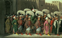 Sultan Mahmud II in Procession von Greek School