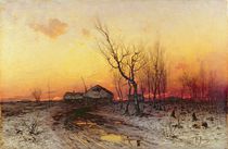 Winter Landscape by Julius Sergius Klever