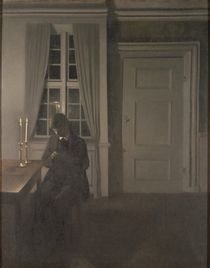 The Collector of Coins, 1904 by Vilhelm Hammershoi