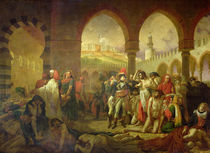 Napoleon Bonaparte visiting the plague stricken of Jaffa by Baron Antoine Jean Gros
