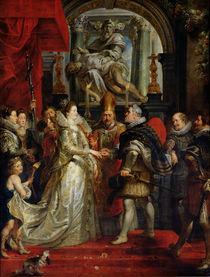 The Proxy Marriage of Marie de Medici and Henri IV 5th October 1600 by Peter Paul Rubens