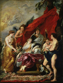 The Birth of Louis XIII at Fontainebleau by Peter Paul Rubens