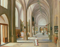 Church Interior by Hendrik van Steenwyck