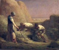 The Hay Trussers, 1850-51 von Jean-Francois Millet