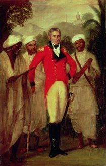 Colonel Colin Mackenzie and his Indian pandits von Thomas Hickey