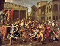 The Rape of the Sabines, c.1637-38 von Nicolas Poussin