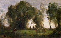 The Dance of the Nymphs von Jean Baptiste Camille Corot