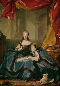 Madame Adelaide de France in Court Dress by Jean-Marc Nattier