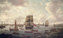 View of the Thames, 1761 von English School