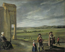 Landscape with Peasants, c.1640 von Louis Le Nain
