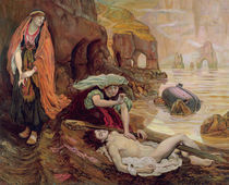 The Finding of Don Juan by Haidee von Ford Madox Brown