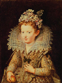 Portrait of Eleonora de Gonzaga Mantua as a Child by Frans II Pourbus
