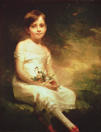 Little Girl with Flowers or Innocence von Henry Raeburn