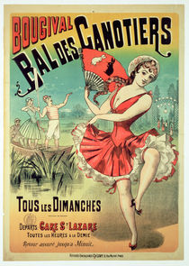 Poster for the 'Bal des Canotiers by French School