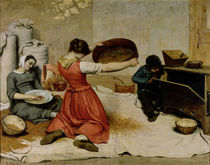 The Winnowers, 1855 von Gustave Courbet