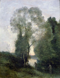 Les Baigneuses by Jean Baptiste Camille Corot