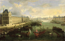 The Seine Viewed with the Pont Neuf von French School