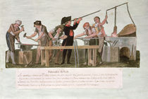 Rifle Makers' Workshop, 1793 von Lesueur Brothers