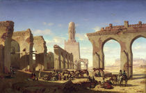 Ruins of the Mosque of the Caliph El Haken by Prosper Georges Antoine Marilhat