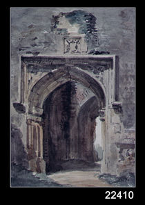 East Bergholt Church: South Archway of the Ruined Tower by John Constable