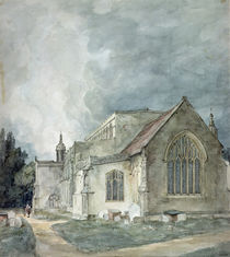 East Bergholt Church, c.1805-11 by John Constable