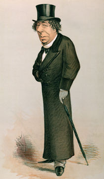 Disraeli, Benjamin : cartoon from Vanity Fair von English School