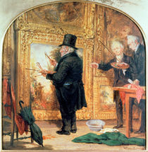 J. M. W.Turner at the Royal Academy by William Parrott