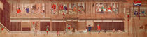 A domestic scene, scroll von Japanese School