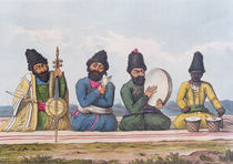 Persian Musicians from "A Second Journey through Persia 1810-16" by James Justinian Morier
