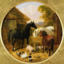 Farmyard Scene by John Frederick Herring Jnr