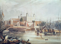 View of the Tower of London by John Gendall