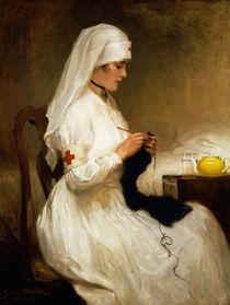 Portrait of a Nurse from the Red Cross by Gabriel Emile Niscolet